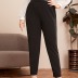 plus size sequins slim stretch casual pants NSCX17771