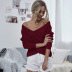 Knitwear Women s 2020 Fall/Winter New Long Sleeve Tops  NHDF66