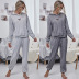 autumn new fashion casual hooded loose sports casual suit sweater two-piece suit NHDF92