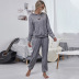 autumn new fashion casual hooded loose sports casual suit sweater two-piece suit NHDF92