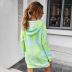 2020 autumn and winter new products loose casual tie-dye hooded dress women NSKA211