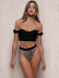 hot bikini short-sleeved tube top bikini new ladies split swimsuit wholesale  NSDA169