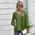 autumn women s new tops hot style retro classic solid color T-shirt wholesale NSKA277