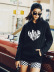  hot autumn and winter hooded women s sweater hot love printing wholesale NSSN305
