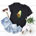 Creative Fun Spoof Avocado Short Sleeve Comfortable Casual T-Shirt NSSN325