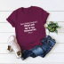 hot letter printing comfortable casual short-sleeved T-shirt NSSN329