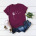 Comfortable Dandelion Print Short-sleeved T-shirt WHOLESALE  NSSN315