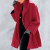 women s fashion plus size shawl collar woolen coat hot sale winter jacket  NSDF334