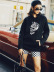 autumn and winter women s hooded sweater skull street casual sweater NSSN363
