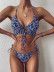  ladies split swimsuit hot sale printed bikini swimsuit NSDA481
