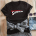 wholesale SUPERGIRL hero blusa camiseta de verano de manga corta para mujer NSSN490