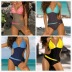 Hot selling fashion color one-piece women s swimsuit NSHL529