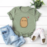 Hot Slim Comfortable Casual Large Size Short Sleeve Women S T-shirt NSSN876