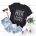 Hot Casual Letters Round Neck Plus Size Top Women S Short Sleeve T-shirt NSSN866