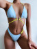 fashion swimsuit bikini hot style solid color bikini ladies split swimsuit NSDA995