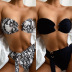 Swimsuit Swimwear Split Swimsuit Tube Top Bikini NSDA996