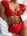 New Bikini Hot Style Bikini Solid Color Love Swimsuit Outer Single Ladies Swimwear NSDA994