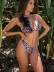 Bikini de leopardo caliente nuevo traje de baño dividido para mujer al por mayor NSDA1021