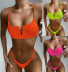 New bikini hot bikini solid color pit strip swimsuit outer swimwear  NSDA1027