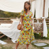 fashion women s summer printed dress wholesale NSKA1033