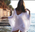 hot sale new style beach bikini lace white blouse irregular skirt NSYF1082