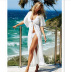Women s Lace Fight Chiffon Cardigan Beach Blouse Sunscreen Clothing NSYF1095