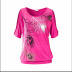 strapless sexy printed bottoming shirt T-shirt top  NSYF1101