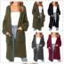 autumn and winter new solid color V-neck twist lantern sleeve knitted cardigan jacket sweater  NSYF1112