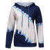 Loose Tie-Dye Print Hooded Long-Sleeved Sweater NSYF1129