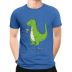Funny Animal Dinosaur Short Sleeve T-Shirt Men S Casual Sports Clothes NSSN1156
