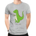 Funny Animal Dinosaur Short Sleeve T-Shirt Men S Casual Sports Clothes NSSN1156