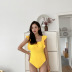new slim and belly cover one-piece triangle sexy slim swimming suit NSHL1174