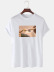 men s shirt short sleeve printed t-shirt NSSN1180