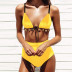 Bikini de traje de baño dividido para mujer NSDA1189