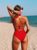 estilo caliente nuevo traje de baño perspectiva costura para mujer traje de baño de una pieza bikini NSDA1202