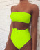 venta caliente bikini traje de baño de cintura alta traje de baño impreso NSDA1214
