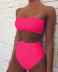venta caliente bikini traje de baño de cintura alta traje de baño impreso NSDA1214