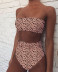   hot sale bikini swimwear high waist printed swimsuit   NSDA1214