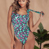 printing hot one-piece swimsuit ladies new one-piece swimsuit hot sale NSDA1253