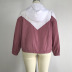   hooded sweater plus size women s jacket coat color matching wholesale   NSDF1322