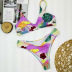 new print split bikini sexy swimsuit NSZO1350