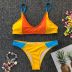 new hot sale hit color ladies sexy split swimwear bikini NSZO1354