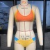 nueva venta caliente hit color ladies sexy split traje de baño bikini NSZO1354