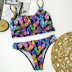 Hot selling fashion print split sexy bikini wholesale NSZO1366