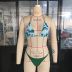 new sexy tie-dye print split swimsuit bikini NSZO1399
