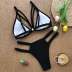 Hot Selling Women s Split Hollow Sexy Black Bikini Beach Swimwear NSZO1408