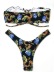 hot sale ladies split tube top gather bikini party swimsuit NSZO1409