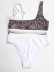 hot sale sexy high waist ladies split stitching high-cut swimwear NSZO1418