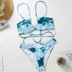 las señoras vendedoras calientes dividen la venta al por mayor atractiva hueca del bikini del teñido anudado NSZO1426