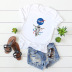 Hot selling fashion comfortable short-sleeved women s T-shirt   NSSN1436